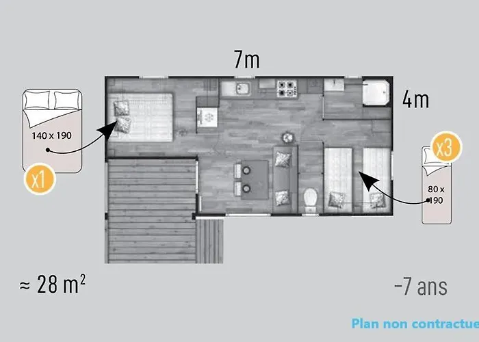 Camping Paradis Sol A Gogo サンティレール・ド・リエ