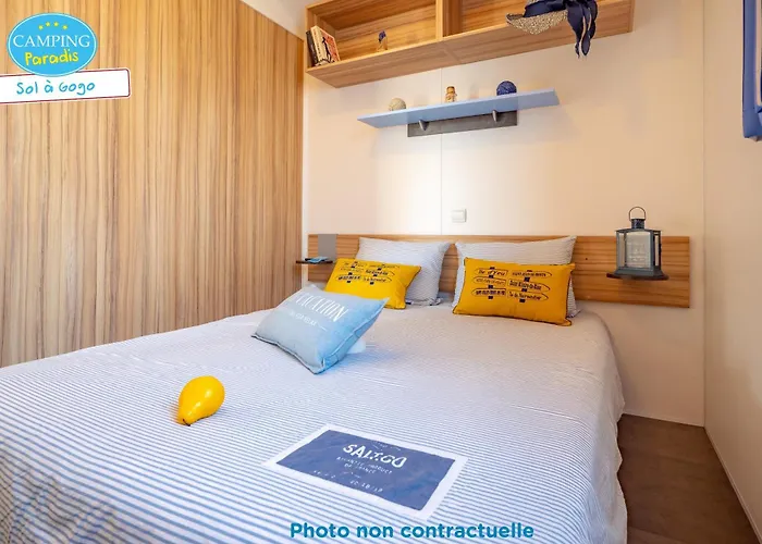 Camping Paradis Sol A Gogo キャンプ場 サンティレール・ド・リエ